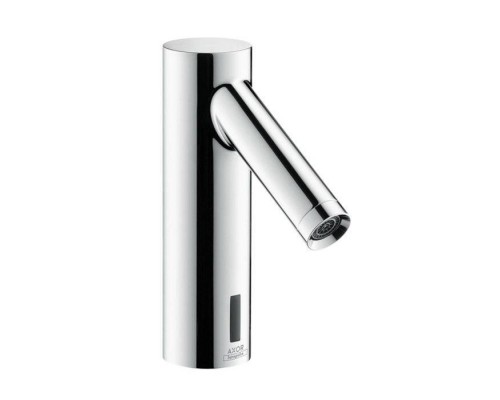 Axor Starck, Электронный смеситель с регулировкой температуры, работающий от батареек, цвет: хром. 10106000