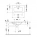 Duravit Me by Starck Раковина 83х49см., 1 отв., подвесная/накладная, цвет: белый. 2336830000