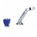 THG Pуtale de cristal bleu Ручной душ на борт ванны, 2 отв., цвет: хром/синий хрусталь. U6B-A02-6532/60A
