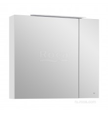 Roca A857647501 OLETA зеркальный шкаф 800 мм,800х137х700 мм, c LED-светильником,белый матовый A857647501