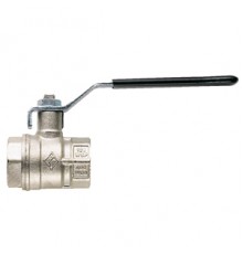 Шаровой кран Rubinetterie Bresciane полнопроходный UNI-SFER 1 вн/вн резьба, стальная рукоятка 1510060000