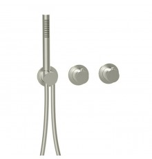 Almar Смеситель для душа, встраиваемый, с ручным душем, на 2-3 источника, цвет: Nichel Brushed. E180133.NB