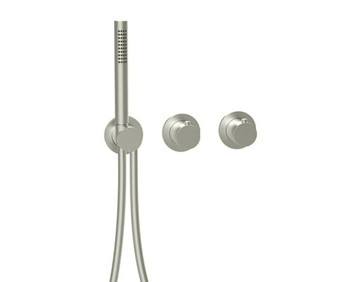 Almar Смеситель для душа, встраиваемый, с ручным душем, на 2-3 источника, цвет: Nichel Brushed. E180133.NB