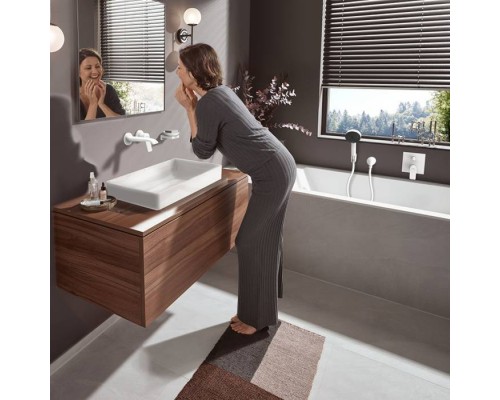 Hansgrohe Vivenis Смеситель для ванны, встраиваемый, цвет: белый матовый. 75415700 Hansgrohe Vivenis Смеситель для ванны, встраиваемый, цвет: белый матовый. 75415700