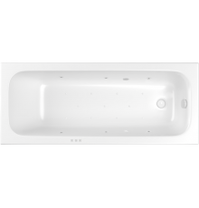 Акриловая ванна WHITECROSS Vibe 0105.170070.100.RELAX.WH 170x70 см, с гидромассажем, с каркасом, со сливом-переливом, с донным клапаном