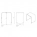 Decor Walther DW 80 Табурет 40x30x46см, акрил, напольный, цвет: черный. 0506860
