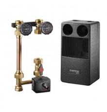 Насосная группа, Oventrop, Regumat M3-180, смесительная, DN 25 (1 1/2), без насоса, с сервоприводом, рабочая температура, °С-95, рабочее давление, бар-10, с универсальной модульной теплоизоляцией, с шаровым краном перед насосом