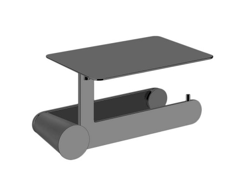 Gessi Cono Держатель т/б, подвесной, цвет: Black Metal Brushed. 45449#707