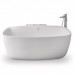 Duravit Aurena Ванна пристенная 160x103.5см., материал DuroCast Plus, сливной гарнитур, цвет: белый матовый. 792218000001000,  700551000000000