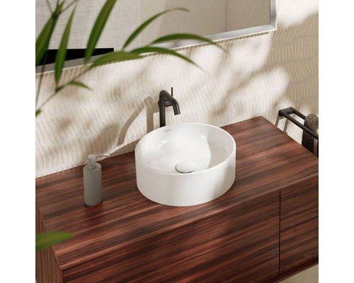 Hansgrohe Xuniva S Раковина-чаша 40х40см., без отв., накладная, без перелива, цвет: белый. 60164450