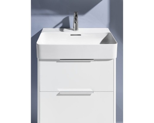 Laufen Base База с раковиной, 58.5х39х53см, с 2 ящиками, подвесная, покрытие LLC, цвет: белый глянцевый. 8.1028.3.000.104.1, 4.0225.2.110.261.1 Laufen Base База с раковиной, 58.5х39х53см, с 2 ящиками, подвесная, покрытие LLC, цвет: белый глянцевый. 8.1028.3.000.104.1, 4.0225.2.110.261.1