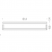 Colombo Mini Полотенцедержатель 61cм, цвет: хром. B4011.CR