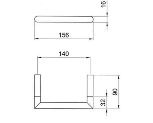 Fantini Young Держатель туалетной бумаги, подвесной, цвет: Nickel PVD. 96 95 7609