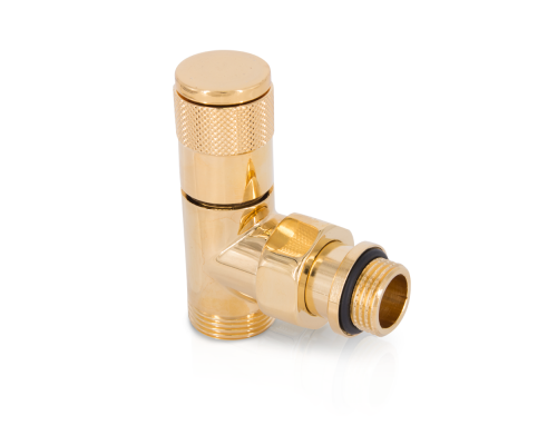 Угловой вентиль SR RubinetterieTondera1/2 -3/4, ручная регулировка, золото 0623-1500D0E0