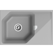 Мойка кухонная Rivelato Locus LS-75 grigio metallizzat