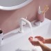 Hansgrohe Tecturis S Смеситель для раковины, 1 отв., с донным клапаном Push-Open, цвет: белый матовый. 73320700