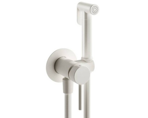 Plumberia Selection IXO Гигиенический душ, со смесителем, держатель, шланг PVC 125см., цвет: белый матовый. XO2000BO Plumberia Selection IXO Гигиенический душ, со смесителем, держатель, шланг PVC 125см., цвет: белый матовый. XO2000BO