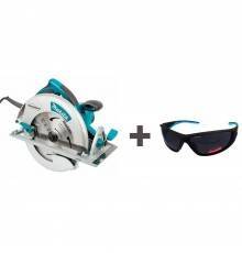 Пила дисковая электрическая Makita 5008MG + Очки Makita PGW-180110/SMOKED