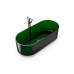 Knief Ellipse shape Ванна отдельностоящая 170x75x56см., из полимерного материала, цвет: Malachit # 090. 70003090