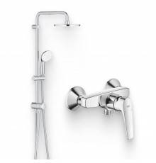 Душевой комплект Смеситель для душа Grohe BauFlow 23632000 + Стойка New Tempesta 27389002