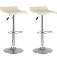 Комплект барных стульев Stool Group Hi-tec бежевый, 2 шт.