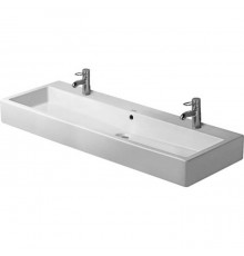 Duravit Vero Раковина 120х47 см, 2 отв., с переливом, цвет: белый. 0454120024