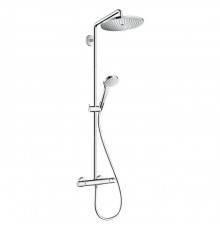 Hansgrohe Croma Select 280 1jet SHP Душевая система Showerpipe с термостатом, цвет: хром. 26790000