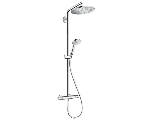 Hansgrohe Croma Select 280 1jet SHP Душевая система Showerpipe с термостатом, цвет: хром. 26790000 Hansgrohe Croma Select 280 1jet SHP Душевая система Showerpipe с термостатом, цвет: хром. 26790000