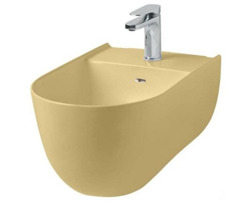 Artceram THE ONE Биде подвесное 52х35см, с креплениями, с 1 отв под смеситель. цвет: giallo zinco. THB001 12 00 giallo zinco *1 Artceram THE ONE Биде подвесное 52х35см, с креплениями, с 1 отв под смеситель. цвет: giallo zinco. THB001 12 00 giallo zinco *1