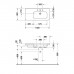Duravit DuraStyle Раковина 100х48 см, 3 отв., цвет: белый. 2326100030