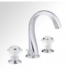 THG Dahlia Смеситель для раковины, 3 отв., цвет: хром. A41-A02-151