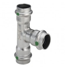 Тройник Viega Sanpress Inox нержавеющая сталь 28х18х28 мм. 435967