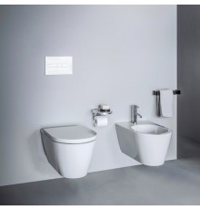 Laufen Kartell Биде подвесное 54.5х37х29см, с 1 отв. под смеситель, без боковых отв, с покр. LLC, цвет: белый. 8.3033.1.400.302.1