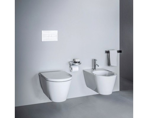 Laufen Kartell Биде подвесное 54.5х37х29см, с 1 отв. под смеситель, без боковых отв, с покр. LLC, цвет: белый. 8.3033.1.400.302.1