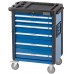 Тележка инструментальная, 6 выдвижных ящиков, синяя NORDBERG T6N(B)