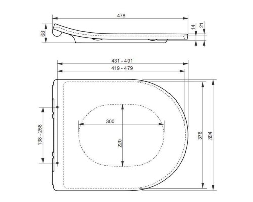 TOTO MH Сиденье Slim 39.4x49.3x6.8см, для унитазов CW161Y, CW162Y, CW163Y, с петлями из нерж.стали микролифт цвет: белый. TC514F TOTO MH Сиденье Slim 39.4x49.3x6.8см, для унитазов CW161Y, CW162Y, CW163Y, с петлями из нерж.стали микролифт цвет: белый. TC514F