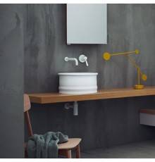 Agape Vieques Раковина 43.5x19 см, без отв., круглая, цвет: белый. ACER0798PZZ *0