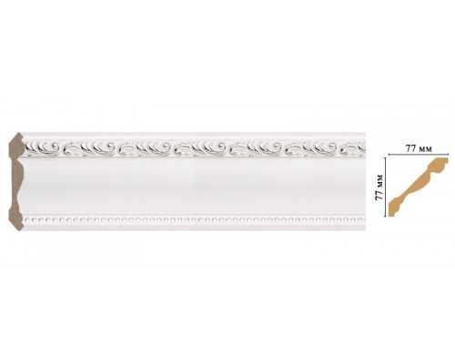 Плинтус потолочный DECOMASTER 154-60 (77*77*2400мм) Плинтус потолочный DECOMASTER 154-60 (77*77*2400мм)