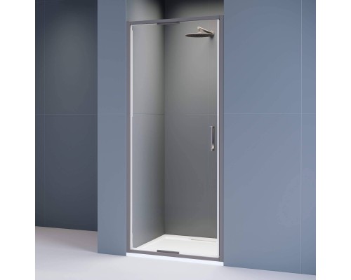 Душевая дверь в нишу RGW Stilvoll SV-05Gr 100 см, профиль матовый серый, стекло прозрачное