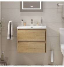 Тумба с раковиной BelBagno Kraft 39 70 rovere nebrasca nature, раковина BB-8099-3-70