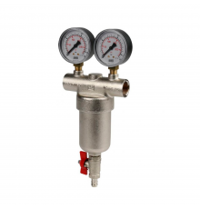 Фильтр сетчатый Itap муфтовый с 2 манометрами и спускником ART 189 3/4  27642G