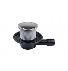 Трап HL 510 с чугунной решеткой 150х150мм с обратным клапаном с вертикальным выпуском DN75/110 HL70G HL 510NPrR