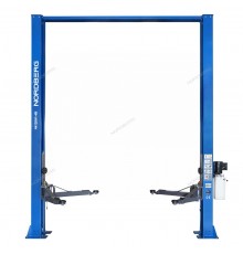 Подъемник двухстоечный 4 т, верхняя синхронизация, H=4 м, 380 В, синий NORDBERG N4120H1-4B_380