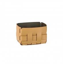Colombo Adj Корзинка Mini Bottega, 12x19H13 см, цвет: горчичный/оливковый. BADJ1012-4055