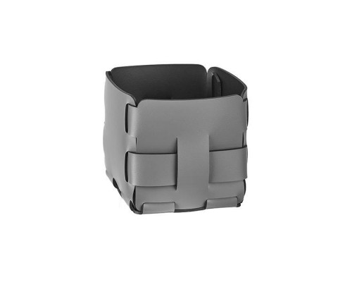 ADJ Корзинка Mini Bottega, 12x12xH13 см., цвет: серый/черный. 1013.03/01