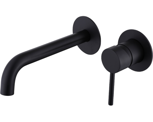 Смеситель для раковины Abber Wasser Kreis AF8112B С ВНУТРЕННЕЙ ЧАСТЬЮ, черный