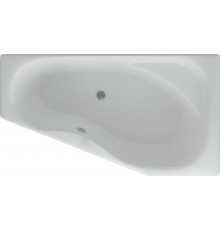 Акриловая ванна AQUATEK Медея MED180-0000012 R 170x95 см, угловая, с каркасом, со сливом-переливом, асимметричная