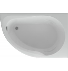 Акриловая ванна AQUATEK Вирго VIR150-0000025 R 150x100 см, угловая, с каркасом, с экраном, со сливом-переливом, асимметричная