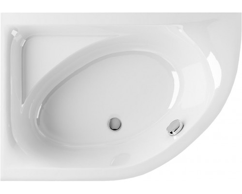 Акриловая ванна Excellent Aquarella L 150x100 см, угловая, с каркасом, асимметричная