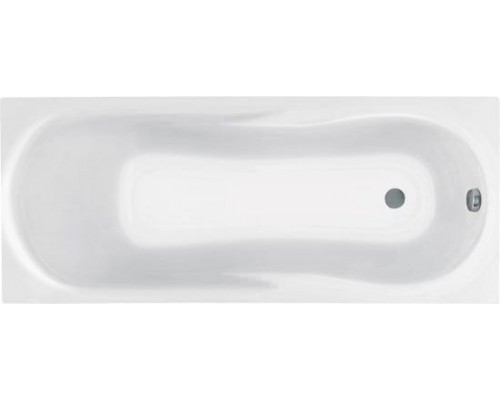Акриловая ванна Roca Uno 160x75 см, с каркасом, со сливом-переливом